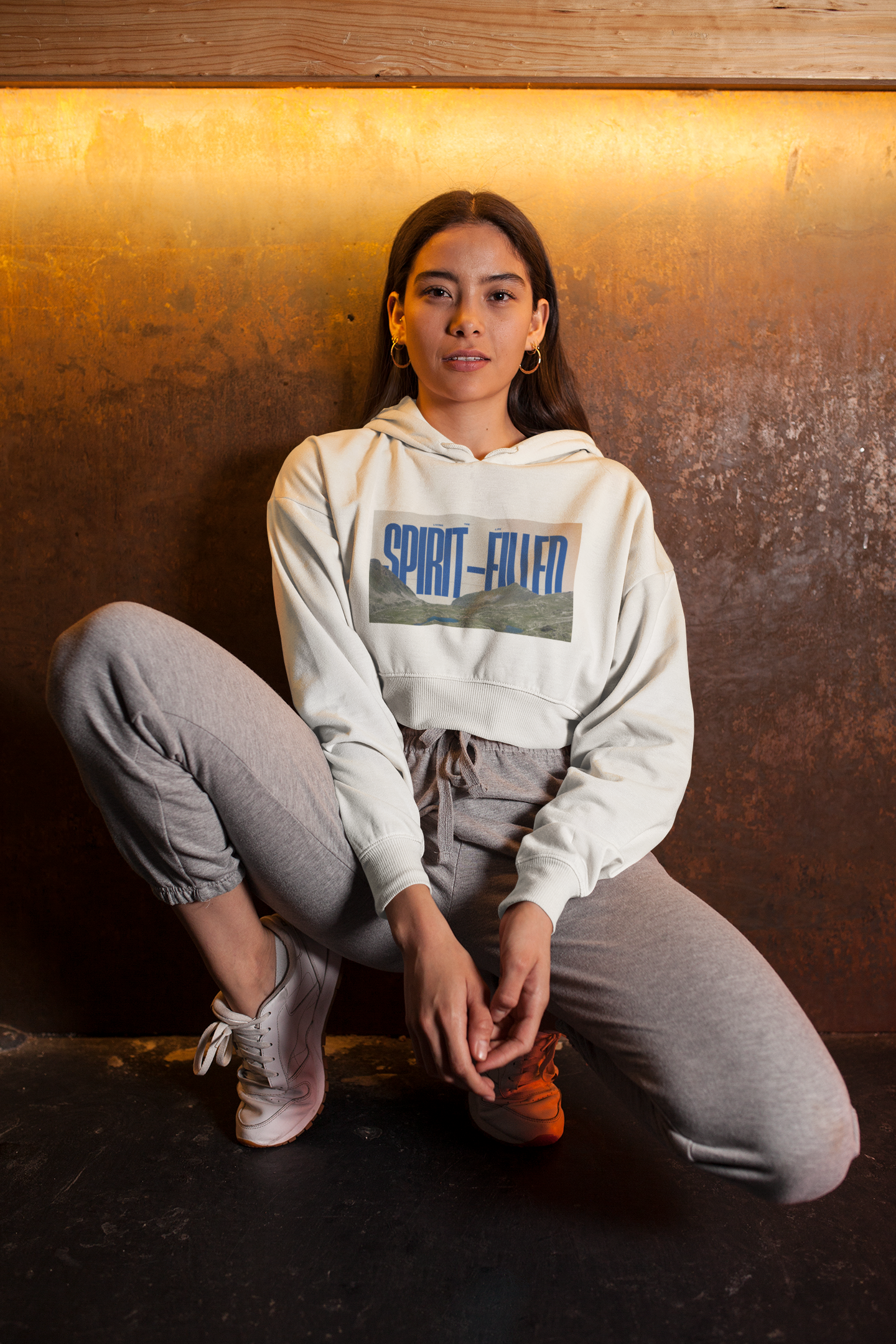 Living the Spirit-Filled Life | Women's Cropped Hoodie